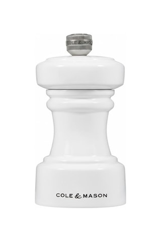 Cole & Mason H233064 Hoxton Parlak Beyaz Biber Değirmeni 104mm Çok Renkli