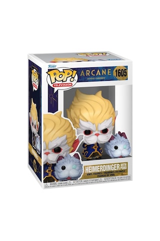 Funko Pop Tv: Efsaneler Arcane Ligi - Poro Ile Heimerdinger