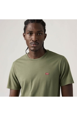 Levis Classic Housemark Yeşil Erkek T-shirt 56809-0192 Yeşil