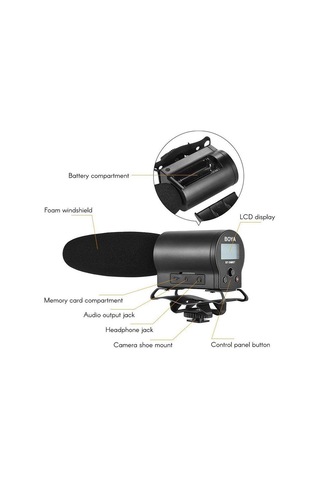 Boya By Dmr7 Shotgun Mikrofon Ses Kayıt Cihazı