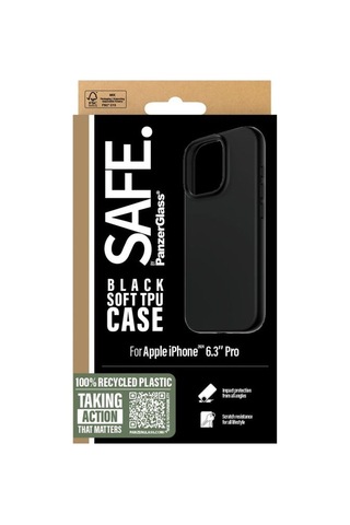 Safe. By Panzerglass Apple iPhone Uyumlu 16 Pro Tpu - Kılıf Siyah