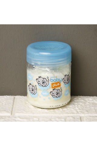 Baby Plus Cam Mama Kavanozu Mavi 200 Ml