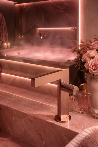 Fontana Fk-2015 Rose Detaylı Lüks Lavabo Bataryası Rose Modern Lavabo Bataryası Rose