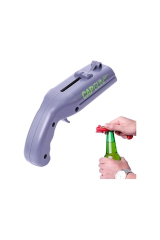 Yaratıcı Bira Şişesi Açacağı Kapağı Lansman Mutfak Barı Aracı Gri