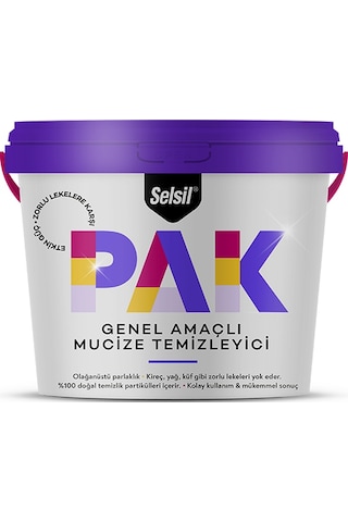 Selsil Pak Genel Amaçlı Mucize Temizleyici 500 G