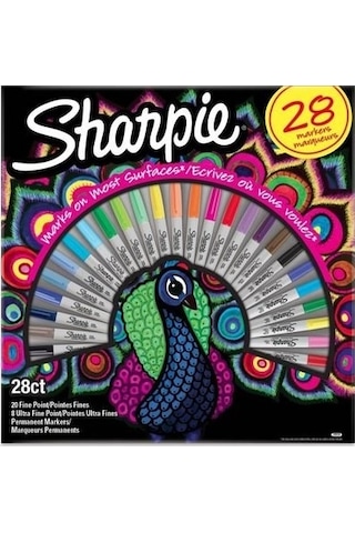 Sharpie Markör 28' Li Paket Tavuskuşu Sharpie Markör 28' Li Paket Tavuskuşu