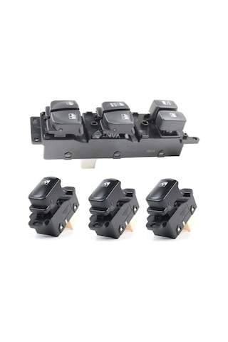 Hyundai Accent Era Cam Açma Düğmesi Anahtarı Takım 2006-2012 N11.9637