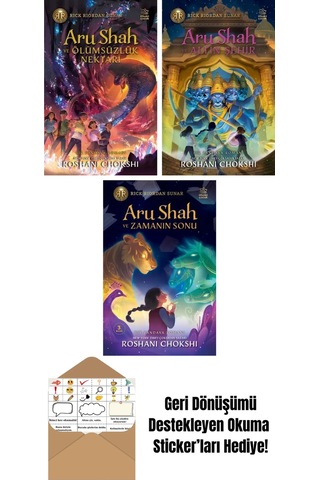 Aru Shah Ve Ölümsüzlük Nektarı + Aru Shah Ve Altın Şehir + Aru Shah Ve Zamanın Sonu