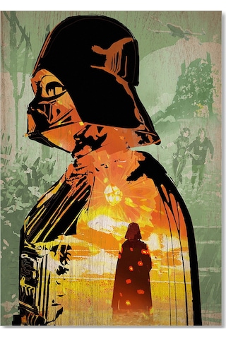 Cakasepetim Star Wars Darth Vader Tarz Görsel Ahşap Mdf Tablo