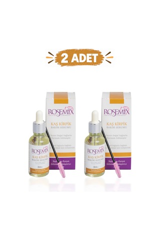 Rosemix - 791 - - Kaşkirpik Bakım Yağı 30 Ml Doğal Natural Yağ - 2 Adetlik - Shophnrl - Set Ürün