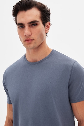 D's Damat Ds Damat Regular Fit Füme Düz Nakışlı %100 Pamuk T-shirt 4hc140632006m Füme