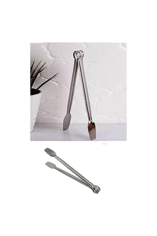 Paslanmaz Mutfak Maşası - 27 Cm Mangal Barbekü Maşası Diğer