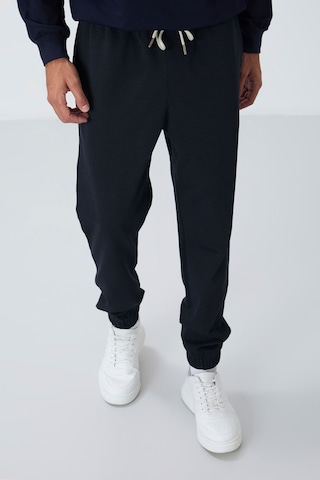 Tommy Life İndigo Yüzeyi Dokulu Standart Fit Erkek Eşofman Alt - 82156 İndigo