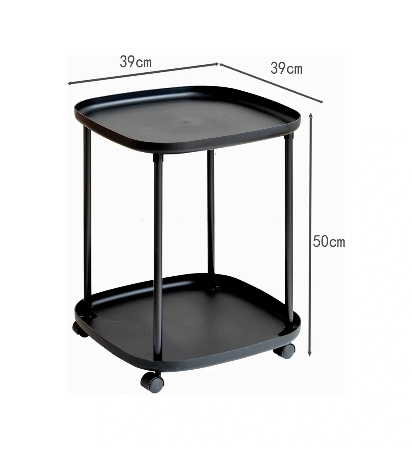 Leoezya Yatak Yanı Sehpası 253876529 Siyah