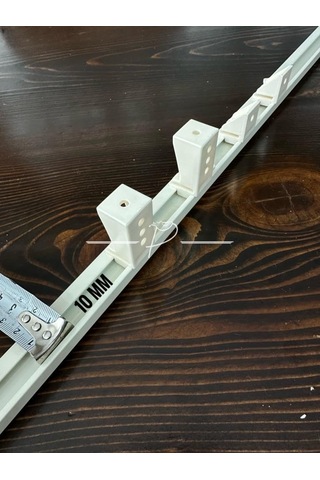 Rendecioğlutekstil Katlamalı Perde Dekoratif Ray Montaj Ayağı 4cm Uzun Başlık 4 Lü Paket Çok Renkli