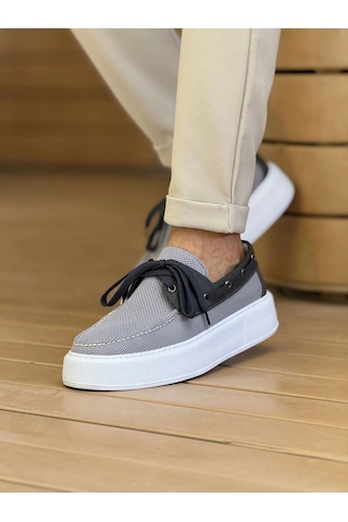 Natural Shoes Mn2602 - Triko Erkek Ayakkabı Antrasıt Antrasit