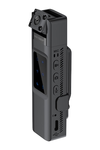 Teltree Wifi Bağlantılı 1080p Spor Kamerası - Geniş Açılı Gece Görüşlü Hareketli Kayıt Cihazı Siyah