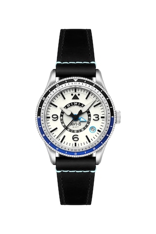 Avı-8 Flyboy Airmaster Gmt Av-4128-02 Otomatik Erkek Kol Saati Altın