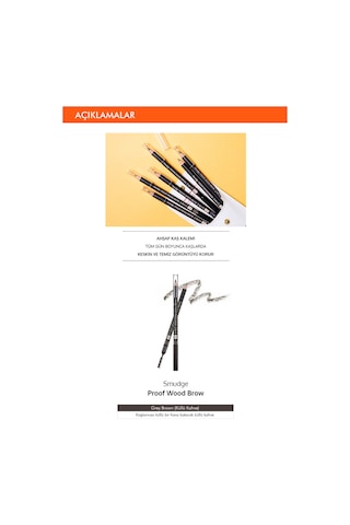 Missha Smudge Proof Wood Brow Bulaşmayan Kalıcı Doğal Kaş Kalemi Gray Brown
