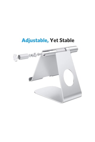 Cbtx P31 Evrensel Masaüstü Cep Telefonu Tablet Tutucu Braketi Ayarlanabilir Alüminyum Alaşımlı Stand - Siyah