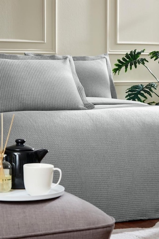 Özdilek Stripe Çift Kişilik Yatak Örtüsü 240x260 Cm İndigo