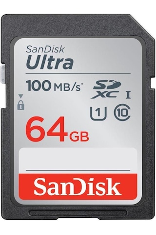 Sandisk Ultra 64Gb 100Mb/S Sdxc Hafıza Kartı