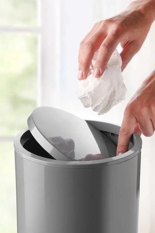 Primanova Flores 2'li Banyo Seti - Gri Renkli
