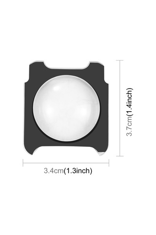 Puluz Lens Korumaları Insta360 One R / Rs / Sphere Siyah İçin Pc Koruyucu Kapak