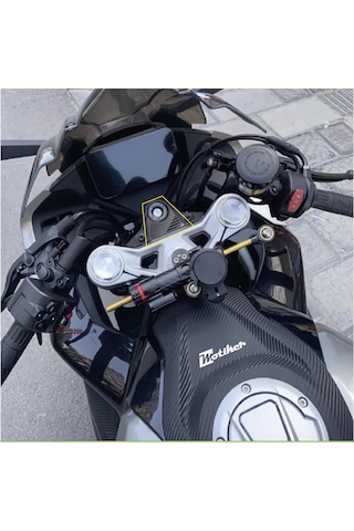 Cfmoto 450sr Gidon Koruma Damla Sticker Karbon Modeli