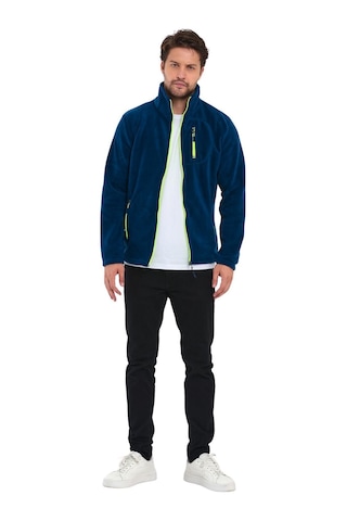 Genius Store Genıus Store Erkek Polar Tam Fermuarlı 3 Cepli Outdoor Polar Ceket Tactical Flecee Polar-gns İndigo