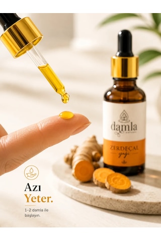 Biodamla Natural Zerdeçal Yağı 20 Ml