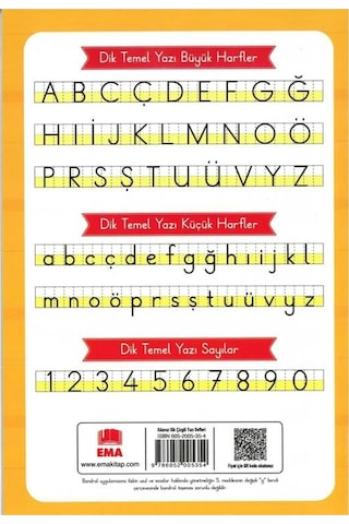 Ema Kitap Klavuz Dik Çizgili Güzel Yazı Defteri 17x24 2024