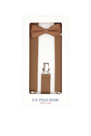 U.S. Polo Assn. Erkek Çocuk Camel Pantolon Askısı 50313418-VR015