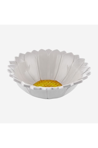 Edelweiss İtaly Beyaz Seramik Servis Kasesi 26 Cm