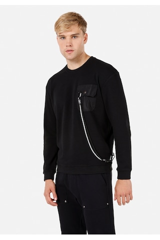 Colin's Colins Siyah Erkek Sweatshirt Cl1071222 Q1.v1 Blk Siyah