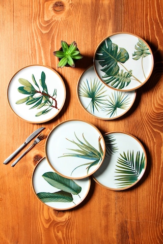 Porland İklim 6 Parça 6 Kişilik Porselen Pasta Servis Takımı 20 c