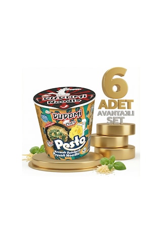 Dudomi Bardak Kremalı Pesto Soslu 6x80 Gr