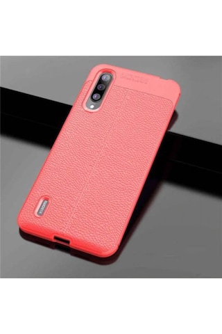 Xiaomi Mi 9 Lite Kılıf Zore Niss Deri Desenli Silikon Kılıf