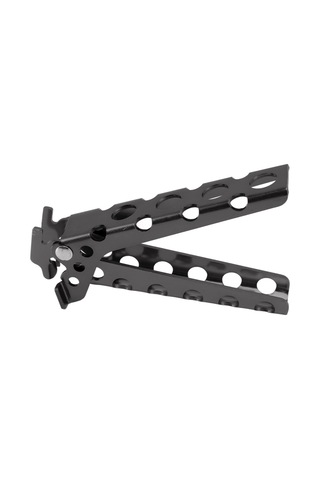 Fosenze Alüminyum Isıya Dayanıklı Kaymaz Tutucu Kamp Çadırı Piknik Pişirme Tencere Kelepçe Gri Gri