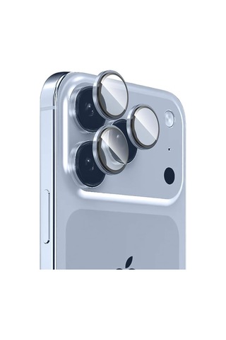 İphone 17 Pro Ve Pro Max Uyumlu Safir Lens Koruyucu Ultra Dayanıklı Safir Cam, Kamera Koruma, Darbe Dayanıklı Çizilmez Ve Hd Görüntü Lacivert 50 x 22