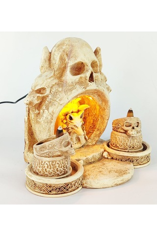 Kurukafa Işıklı Geri Akış Tütsülük Naturel