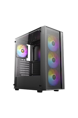 Antec Ax65 Argb 4x120mm Fan Atx Siyah Mid Tower Gaming Oyuncu Akak0ant0016