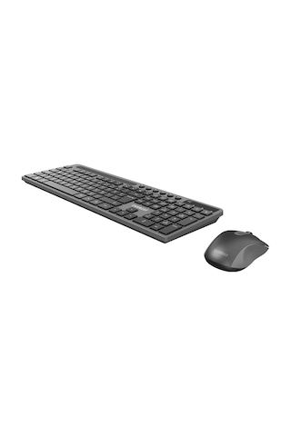 Everest Km-730 Gri/siyah Kablosuz Q Multimedia Klavye + Mouse Set Optik