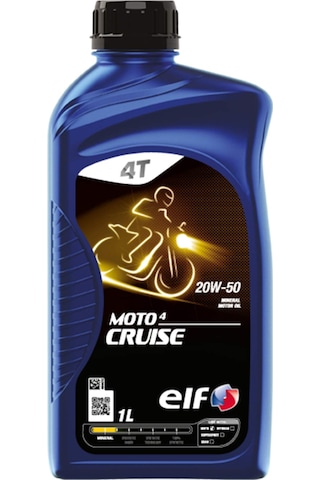 Elf Moto 4 Cruise 20w-50 4t Motosiklet Motor Yağı 1 L Maksimum Motor Koruması