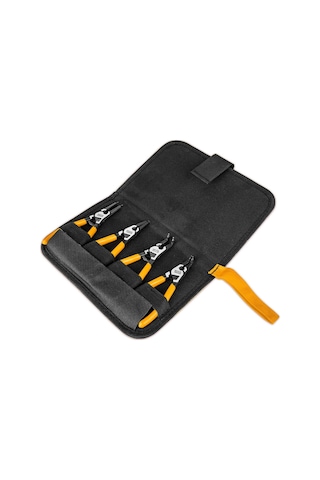Ingco Hccps26180 180mm 4'lü Çantalı Segman Pensesi Seti Düz:iç/dış-eğri:iç/dış