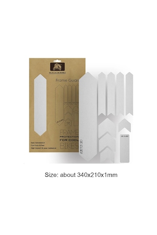 Şeffaf-3d Dağ Bisikleti Koruma Çerçeve Kapak Çizilmeye Dayanıklı Koruyucu Su Geçirmez Mtb Bisiklet Çıkarılabilir Etiket Sürme Koruma Zinciri Şeffaf