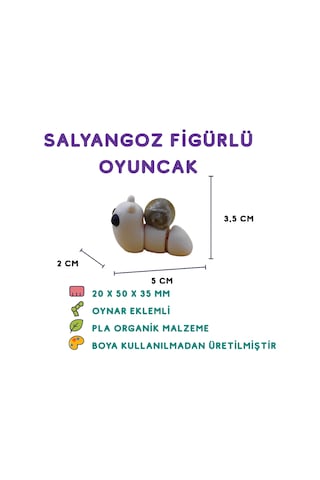 7'li Set Yarasa Kuş Salyangoz Ayı Arı Astronot