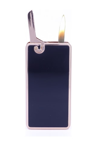 Mum Alev - Soft Flame Metal Kasa Çakmak - Siyah