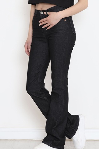 Mokashopin - İspanyol Paça Kot Pantolon Koyufüme - 18201.1431. 001