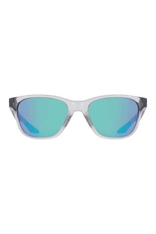 Nıke Explore Sway Io0102x 012 53 Unisex Kare Şeffaf Gri Aynalı Kemik Güneş Gözlüğü Gri